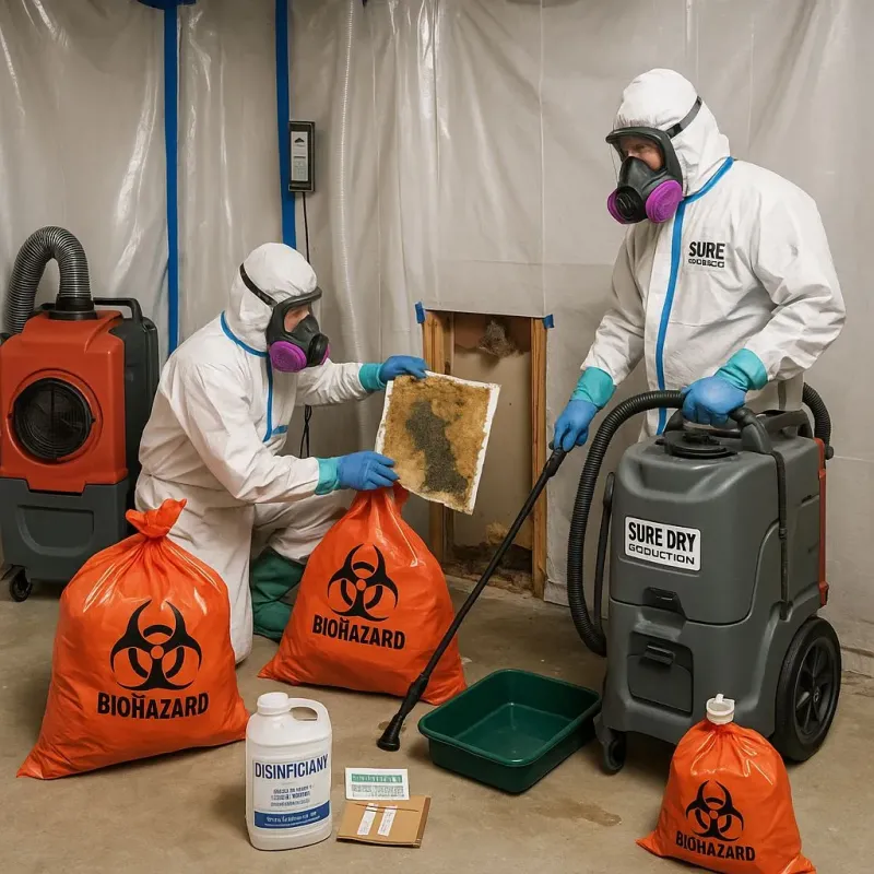 Contaminated Water Handling Protocols process in Western Lake, TX