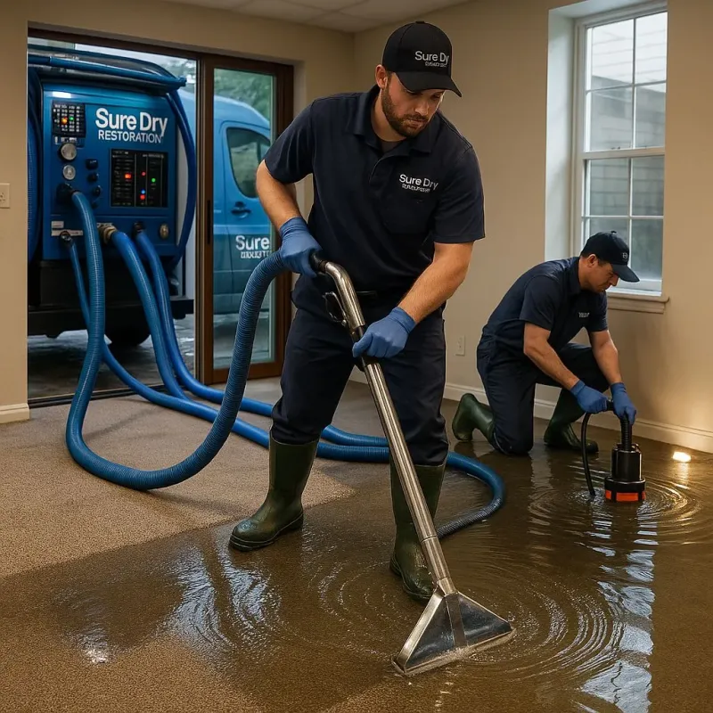 Water Extraction and Removal process in Western Lake, TX
